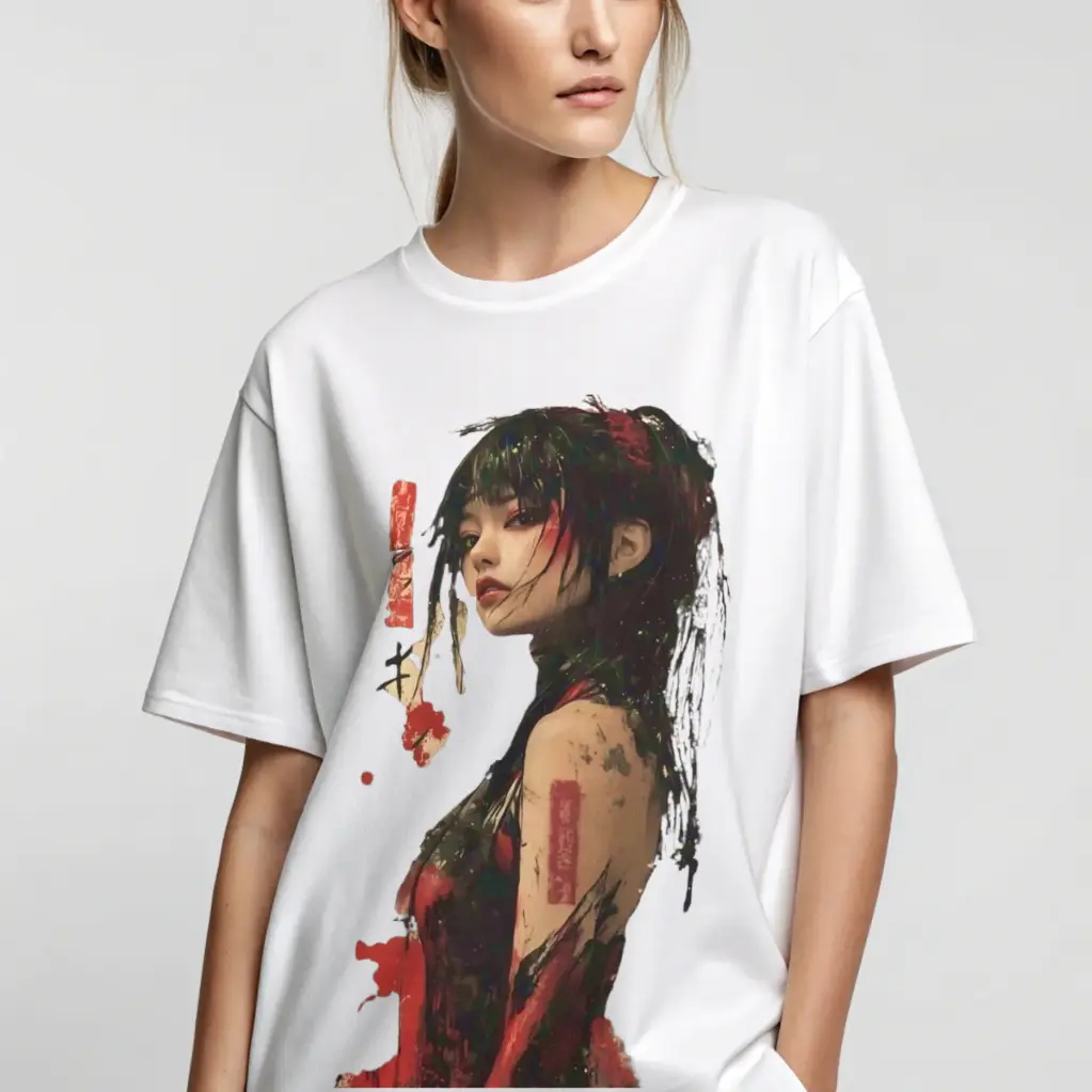 Cyber White oversized t-shirt