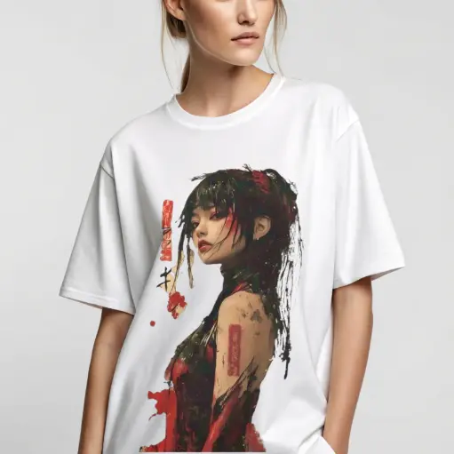 Cyber White oversized t-shirt